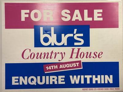 Lot 78 - BLUR POSTERS  AND SHOP DISPLAY