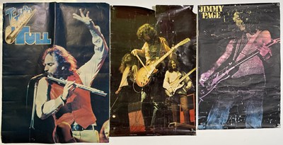 Lot 178 - 1970S POSTER COLLECTION INC LED ZEPPELIN / TULL AND MORE.