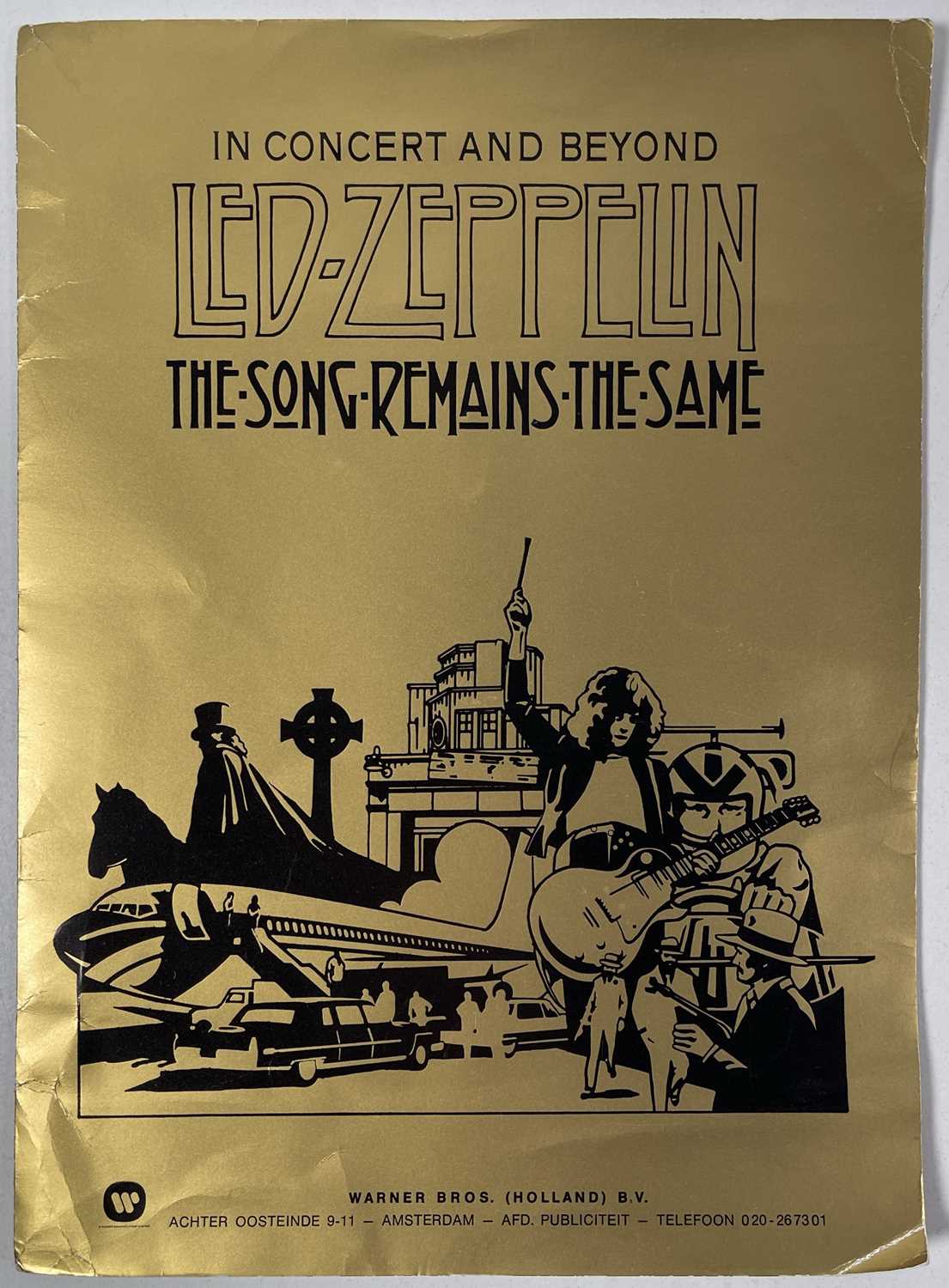 Lot 345 - LED ZEPPELIN - A DUTCH PRESS KIT FOR SONG REMAINS THE SAME.