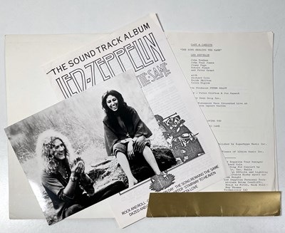 Lot 345 - LED ZEPPELIN - A DUTCH PRESS KIT FOR SONG REMAINS THE SAME.