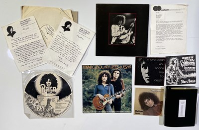 Lot 397 - MARC BOLAN / T REX MEMORABILIA.