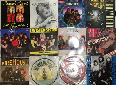 Lot 907 - ROCK / METAL - 7" COLLECTION