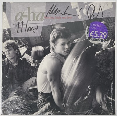 Lot 280 - A-HA - SIGNED LP.