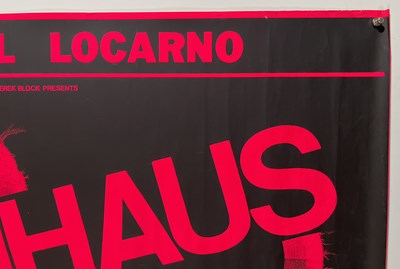 Lot 187 - BAUHAUS- A RARE MISPRINTED POSTER FOR BRISTOL LOCARNO, 1982.