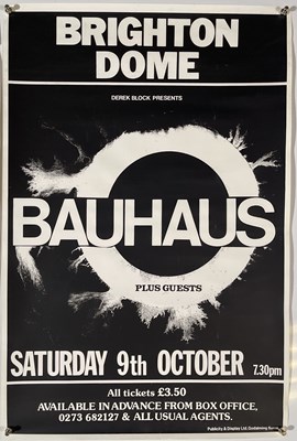 Lot 188 - BAUHAUS - CONCERT POSTER C 1982.