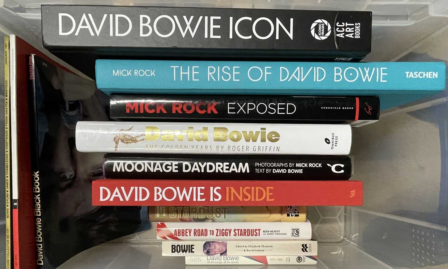 David Collection Books Lot 384 - DAVID BOWIE - LARGE BOOK COLLECTION.
