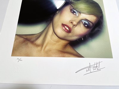 Lot 122 - DEBBIE HARRY / BLONDIE - MARTYN GODDARD SIGNED LIMITED EDITION PRINT.