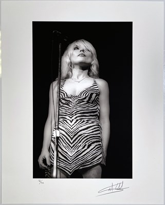 Lot 128 - DEBBIE HARRY / BLONDIE - MARTYN GODDARD SIGNED LIMITED EDITION PRINT.