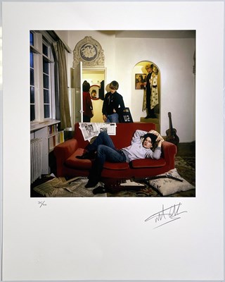 Lot 121 - U2 - SIGNED LIMITED EDITION PHOTOGRAPH BY MARTYN GODDARD.