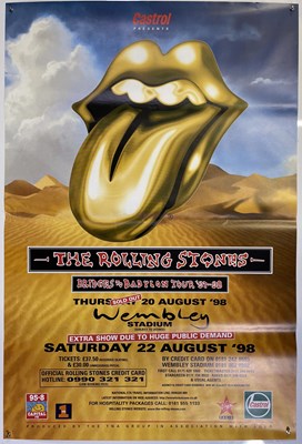 Lot 355 - ROLLING STONES- BRIDGES TO BABYLON POSTERS.