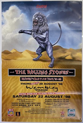 Lot 355 - ROLLING STONES- BRIDGES TO BABYLON POSTERS.