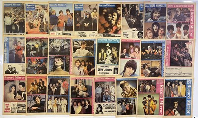 Lot 90 - RECORD MIRROR - 50 ISSUES FROM 1967.