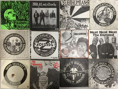 Lot 954 - PUNK / WAVE - INC CRASS & RELATED! - 7" COLLECTION