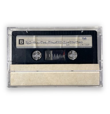 Lot 406 - JOY DIVISION - 'USE HEARING PROTECTION' CASSETTE, LIMITED EDITION.