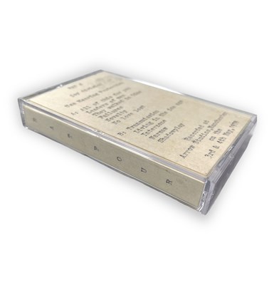 Lot 406 - JOY DIVISION - 'USE HEARING PROTECTION' CASSETTE, LIMITED EDITION.