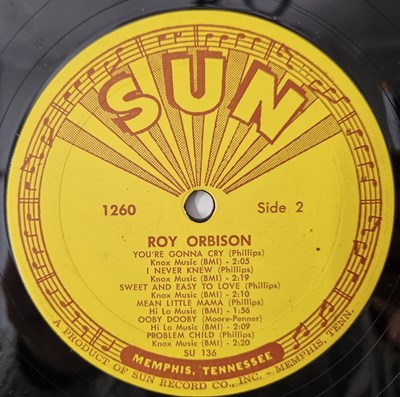 Lot 1016 - ROY ORBISON - AT THE ROCK HOUSE LP (US OG - SUN RECORDS - 1260)