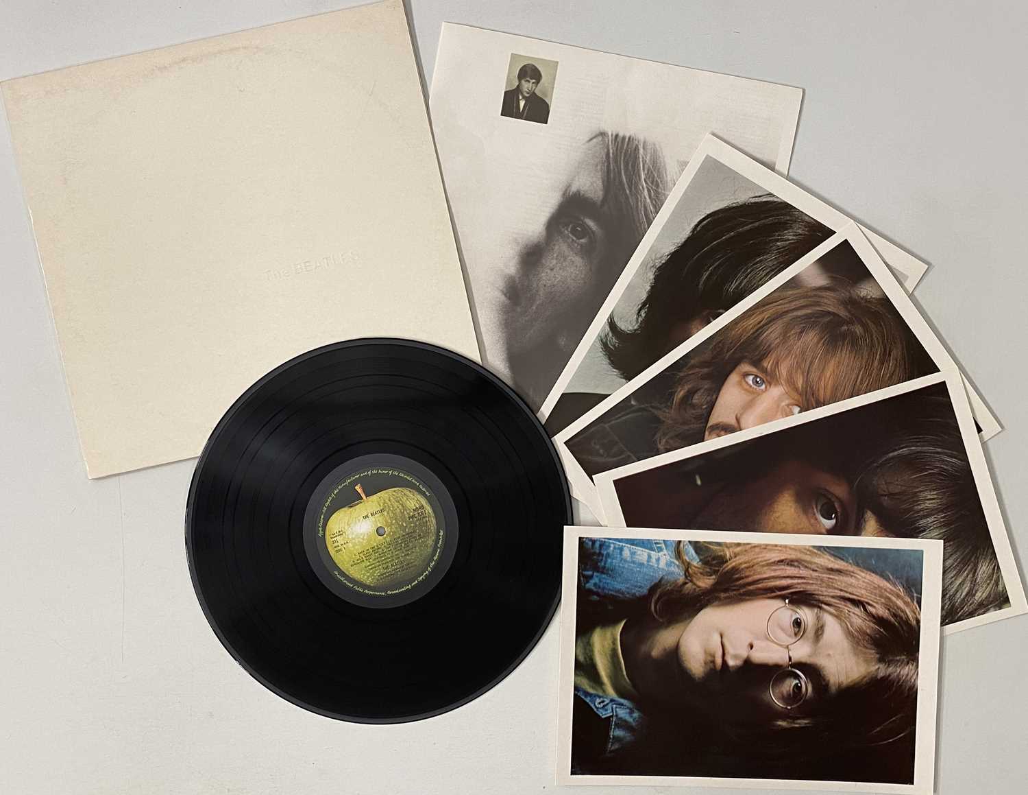 Misprinted Label Lot 1019 - THE BEATLES - WHITE ALBUM LP (UK REISSUE