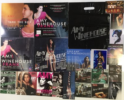 Lot 56 - AMY WINEHOUSE - PROMO ITEMS INC MATCHBOOKS / POSTCARDS ETC.