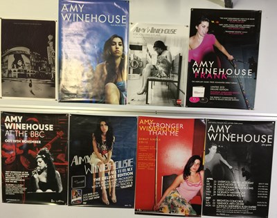 Lot 59 - AMY WINEHOUSE - POSTER COLLECTION INC PROMOS.