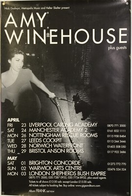 Lot 59 - AMY WINEHOUSE - POSTER COLLECTION INC PROMOS.