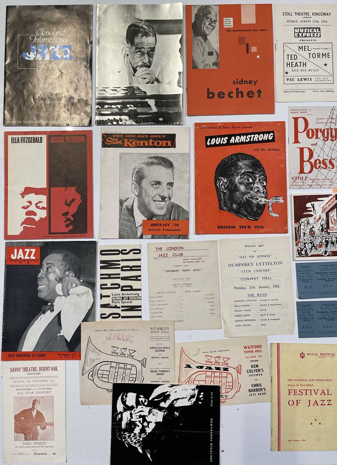 Lot 108 - JAZZ AND BLUES - SELECTION OF PROGRAMMES C
