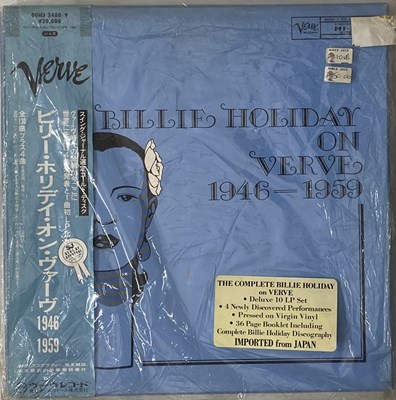 Lot 1041 - BILLIE HOLIDAY - ON VERVE 1946-1959 LP BOX SET (JAPANESE - VERVE - 00MJ 3480/9)