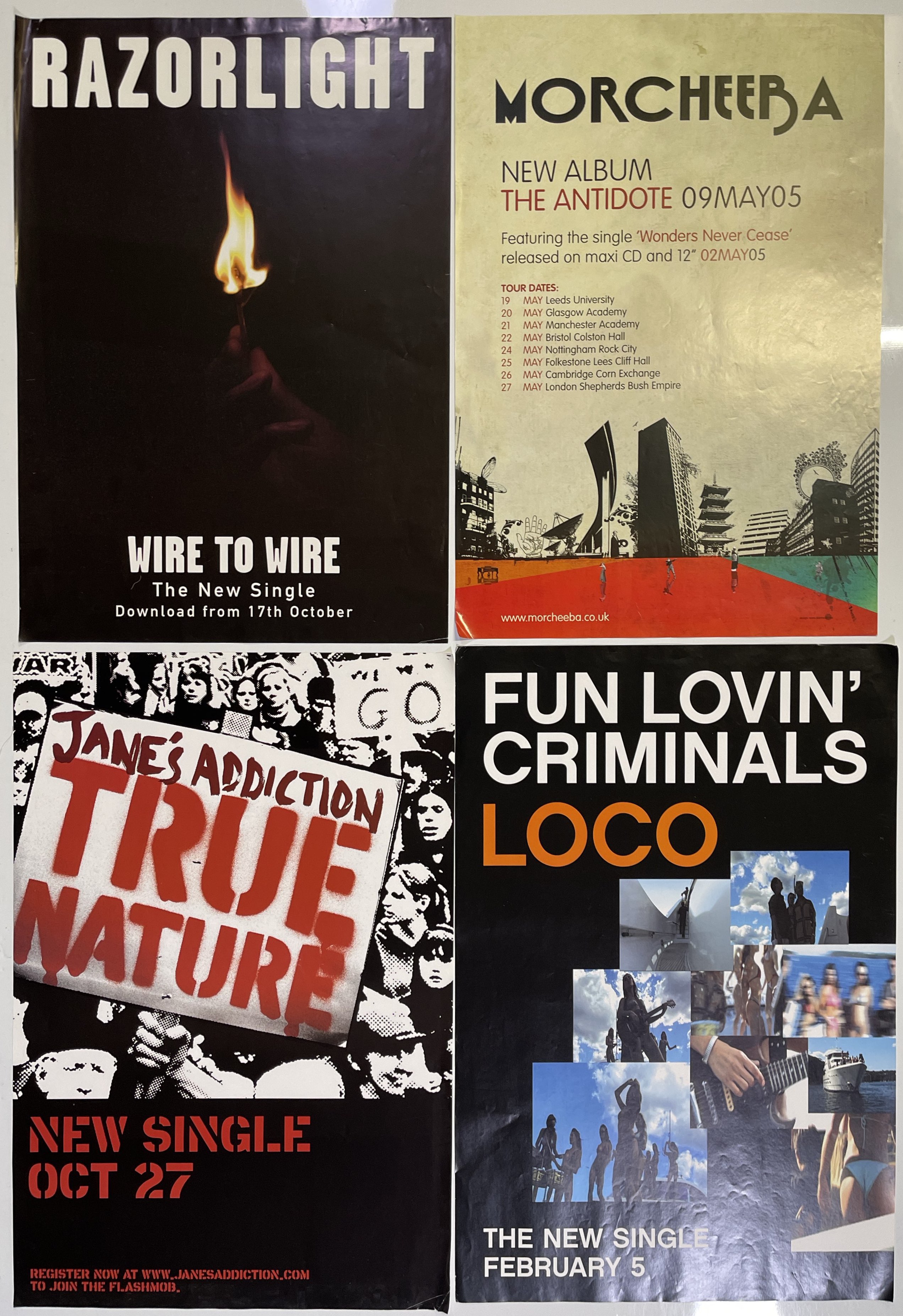 Lot 196 - 90S/00S INDIE/ALT/POP/PUNK PROMO POSTER