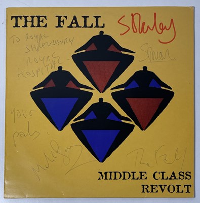 Lot 420 - THE FALL - SIGNED COPY OF MIDDLE CLASS REVOLT.