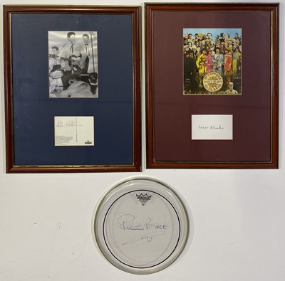 Lot 289 - THE BEATLES INTEREST - SIGNED ITEMS INC ALLAN WILLIAMS / PETE BEST / PETER BLAKE.