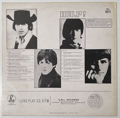 Lot 140 - BEATLES HELP SHELL ALBUM COVER ORIGINAL ARTWORK & SWEDISH RECORD.