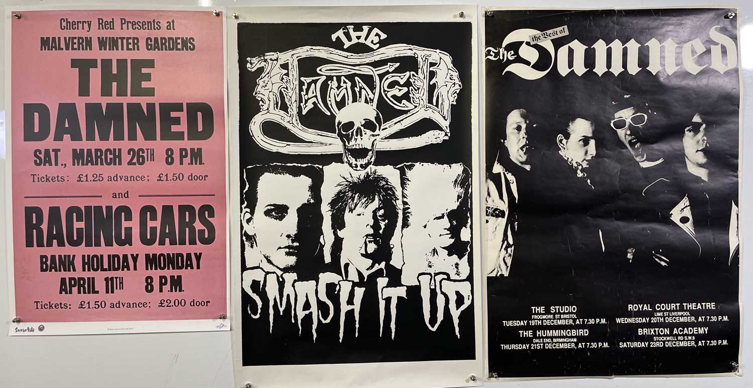 Lot 201 - THE DAMNED - POSTER COLLECTION.