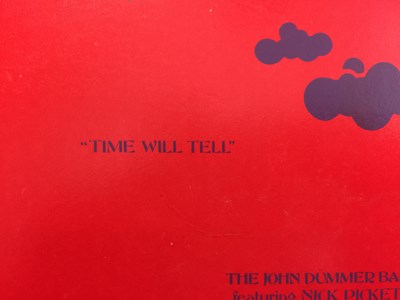 Lot 1056 - THE JOHN DUMMER BAND - "TIME WILL TELL" (BLUE LP) (UK OG - 6360 055) - ONLY KNOWN PROOF COPY OF ROGER DEAN DESIGNED SLEEVE IN EXISTENCE.