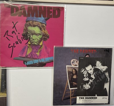 Lot 453 - THE DAMNED - SIGNED MEMORABILIA.