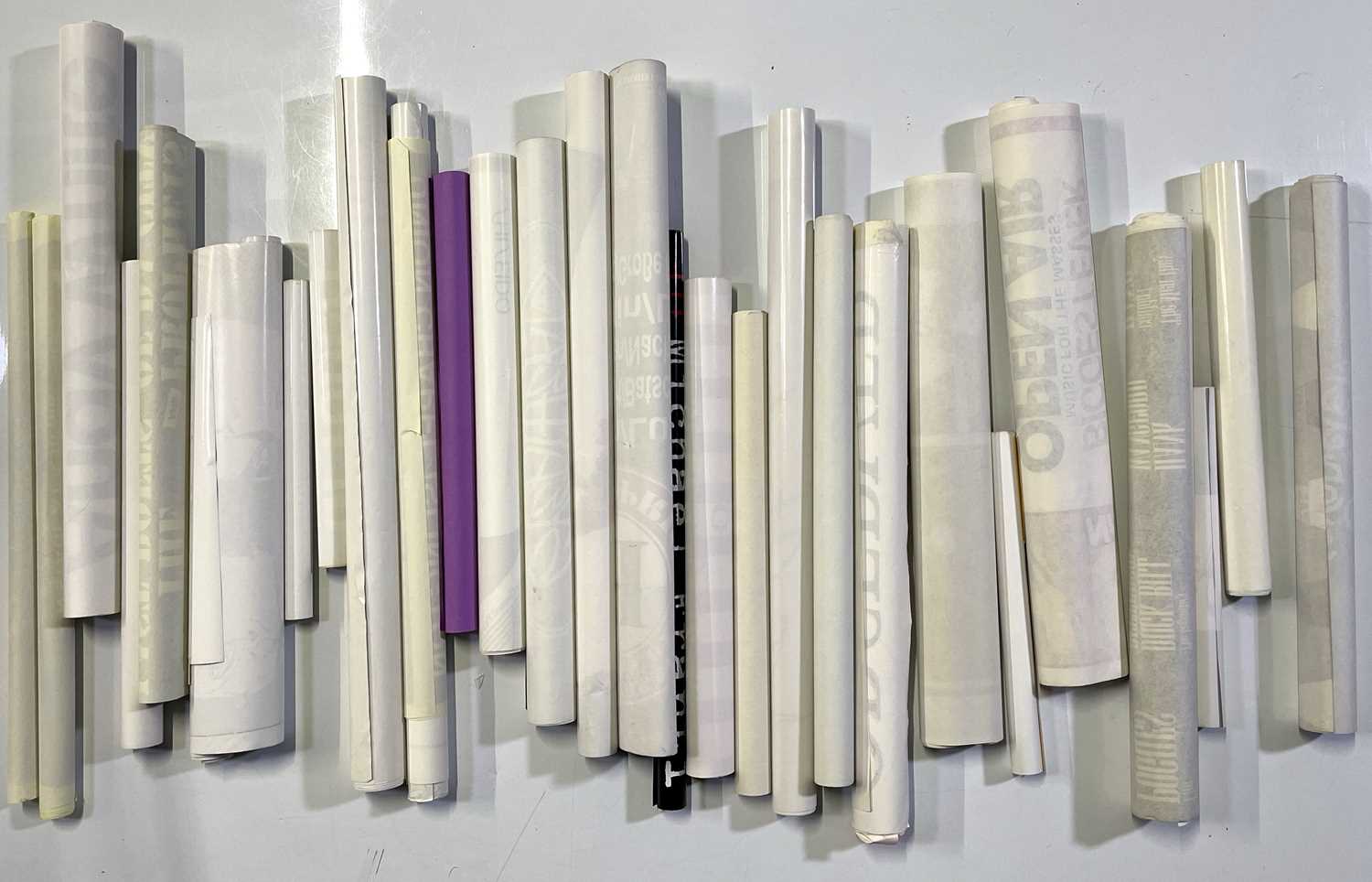 Lot 206 - LARGE COLLECTION OF PROMO / CONCERT POSTERS C 1970S-90S.