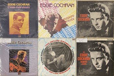 Lot 989 - EDDIE COCHRAN - LP COLLECTION