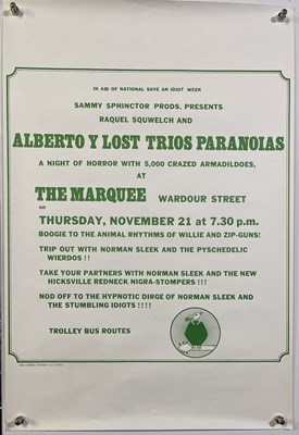 Lot 212 - ALBERTO Y LOS TRIOS PARANOIAS POSTERS.