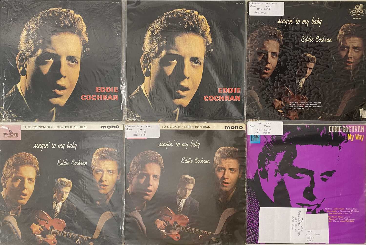 Lot 1064 - EDDIE COCHRAN - LP COLLECTION