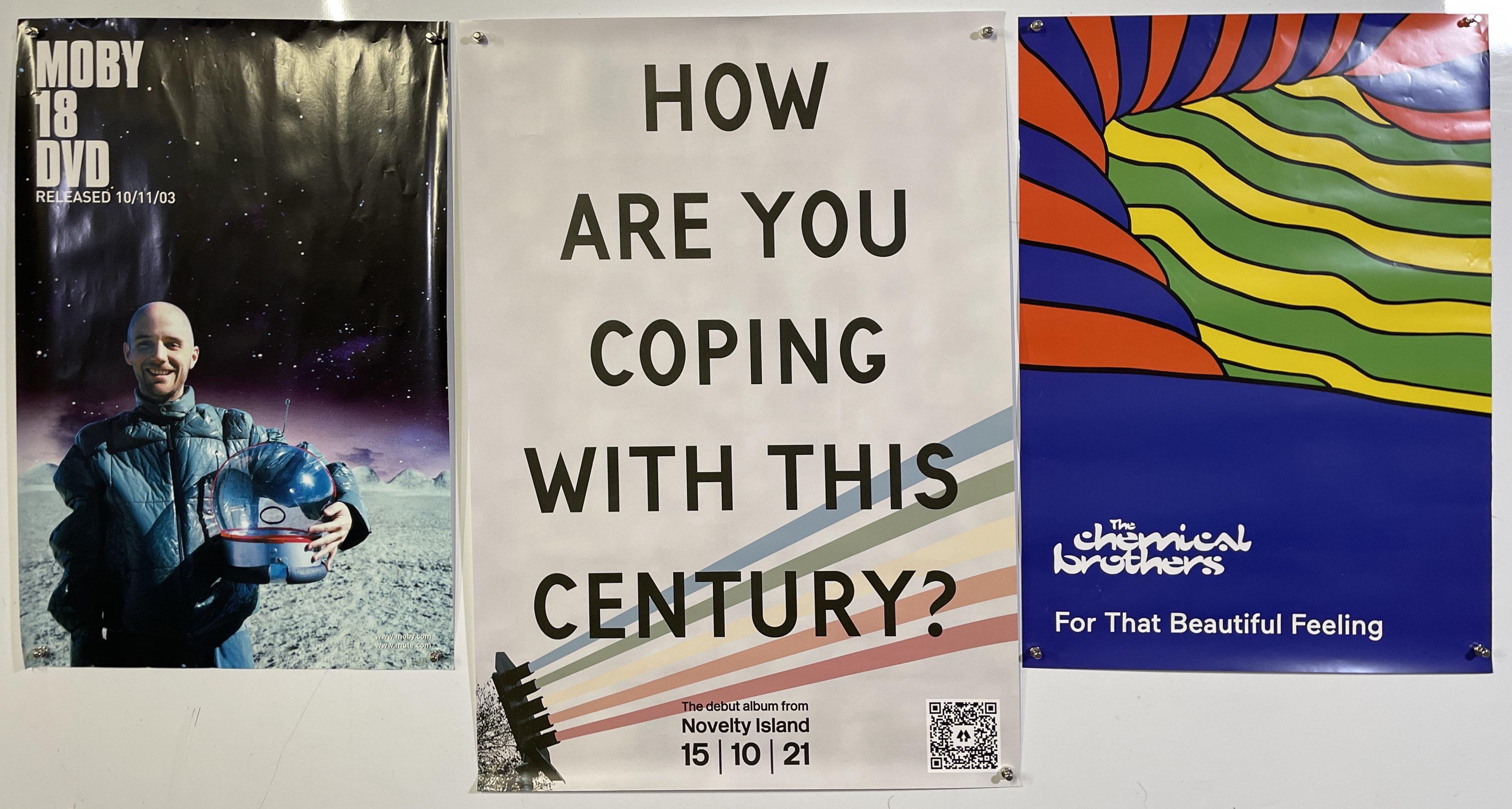 Lot 215 - POP / ROCK PROMOTIONAL POSTERS - 90S/00S.