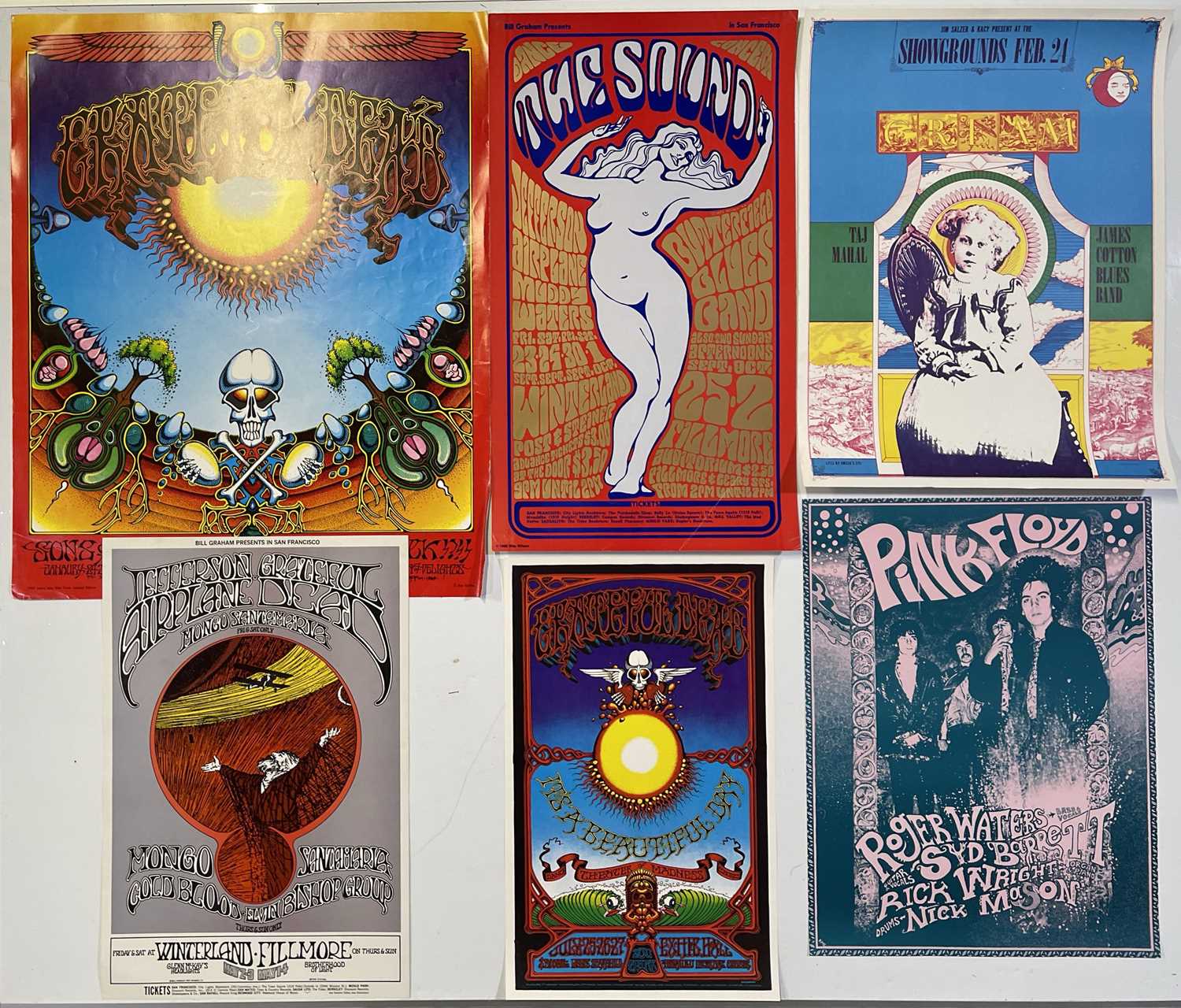 Lot 216 - SAN FRANCISCO / PYSCH POSTERS - REPRINTS / CLASSIC DESIGNS.