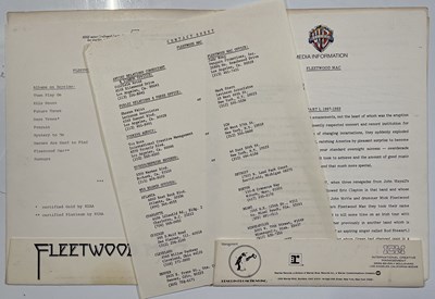 Lot 65 - FLEETWOOD MAC - ORIGINAL C 1970S PRESS KIT.