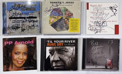 Lot 256 - CLASSIC ROCK SIGNED CDS INC BILL WYMAN / ERIC BURDON.