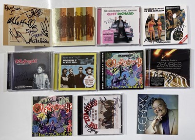 Lot 21600296 - SIGNED CDS INC ZOMBIES/MANFRED MANN.