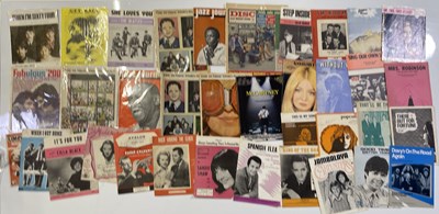 Lot 366 - THE BEATLES - SHEET MUSIC / SONGBOOKS / ORIGINAL MAGAZINES.