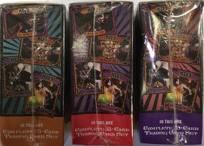 Lot 389 - KISS COLLECTABLES - SEALED TRADING CARD SETS.