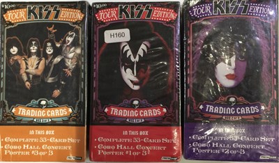 Lot 389 - KISS COLLECTABLES - SEALED TRADING CARD SETS.