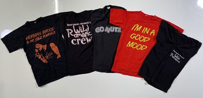 Lot 21600324 - HERMAN BROOD - A COLLECTION OF ORIGINAL VINTAGE T-SHIRTS.