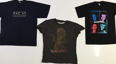 Lot 330 - MUSIC T-SHIRTS - ROCK AND POP INC ERASURE /PSB ETC.