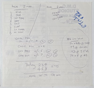 Lot 136 - THE BEATLES INTEREST  - PAUL MCCARTNEY - A MASTER TAPE REEL WITH UNRELEASED TRACK 'ANGEL IN DISGUISE'.