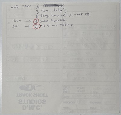 Lot 136 - THE BEATLES INTEREST  - PAUL MCCARTNEY - A MASTER TAPE REEL WITH UNRELEASED TRACK 'ANGEL IN DISGUISE'.