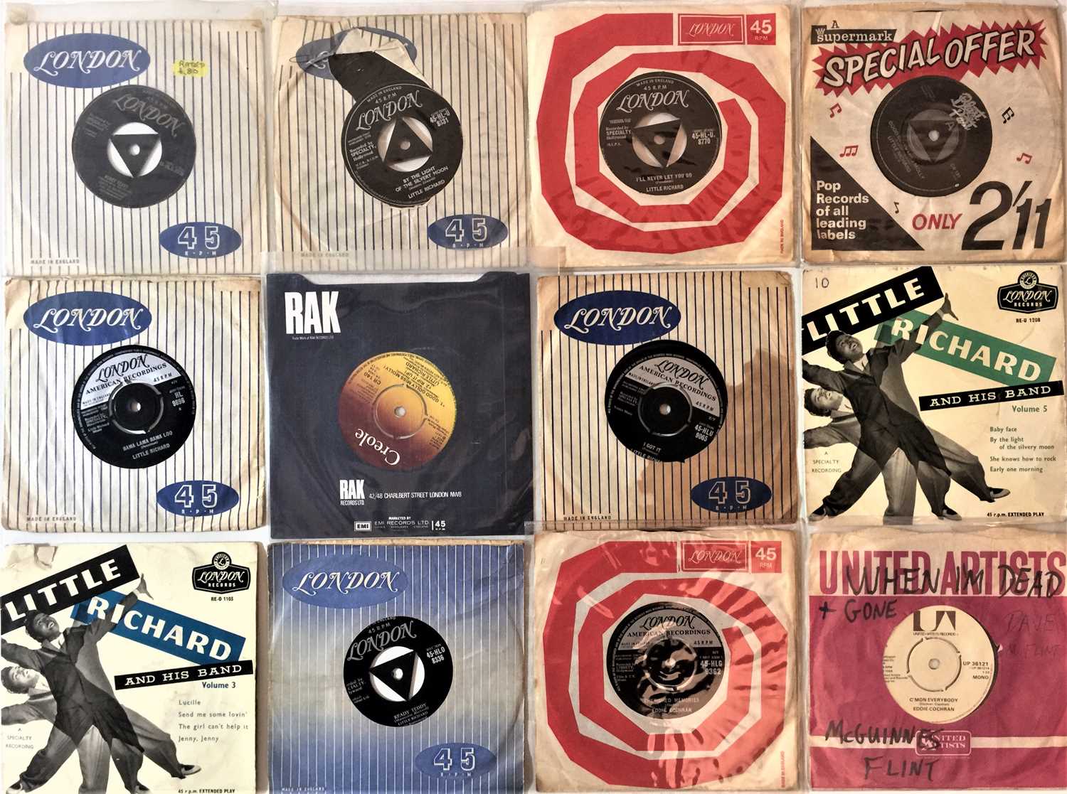 Lot 948 - Rock n Roll Legends - 7" Singles